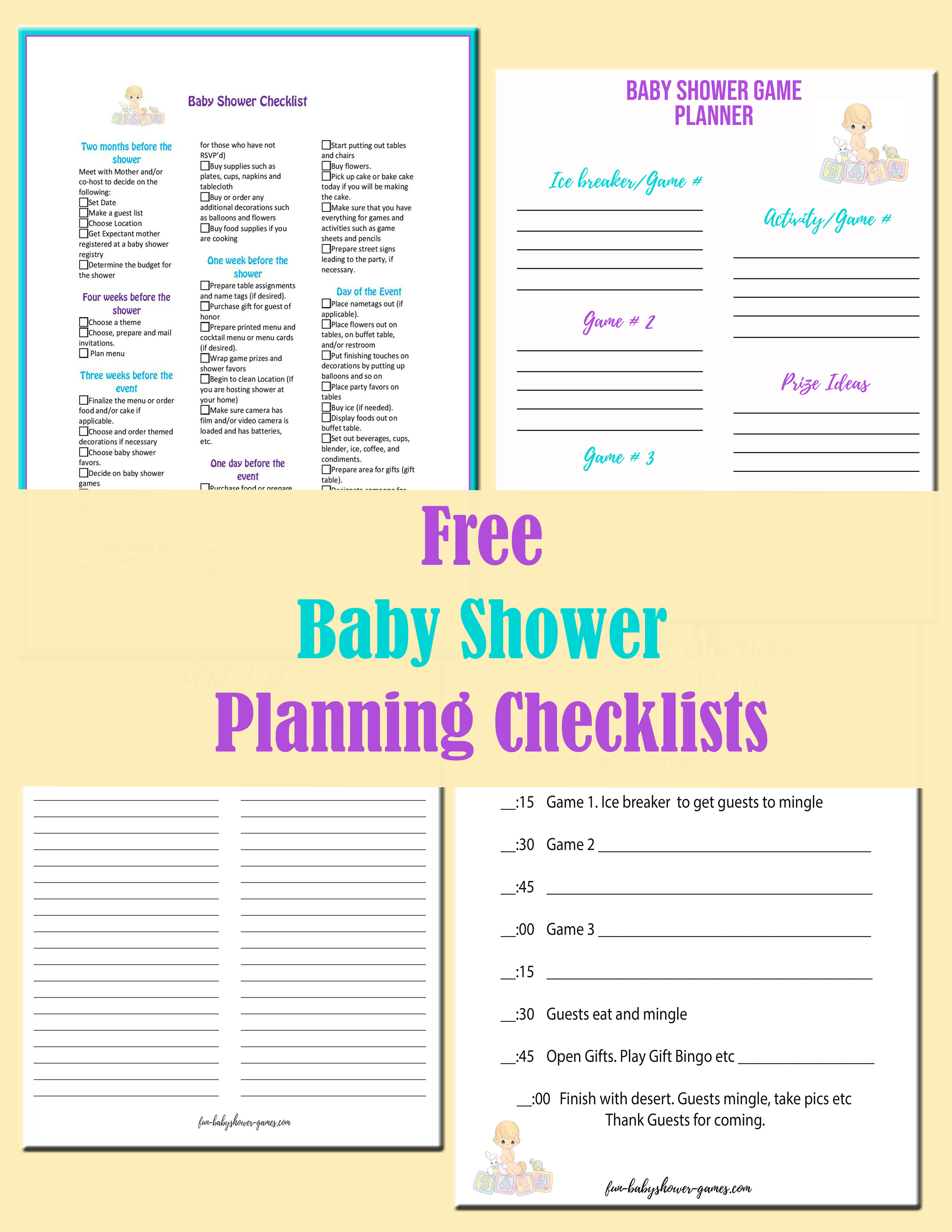 planning a baby shower
