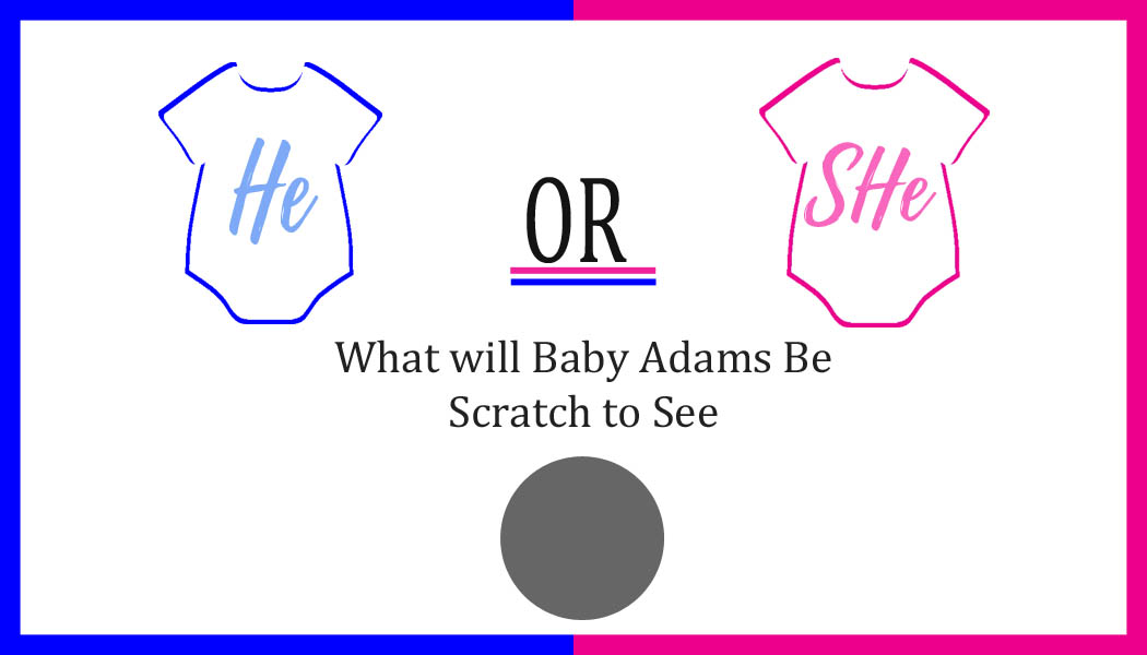 Gender Reveal Scratch Card