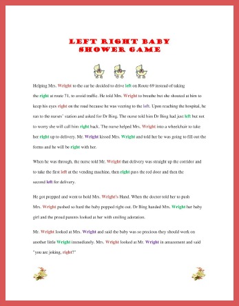 Free printable pass the gift baby shower sales game